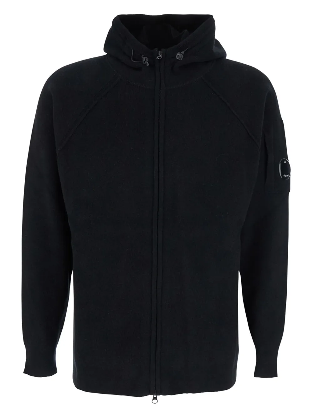 C.P. Company lambswool hoodie - ブラック C.P. Company lambswool hoodie - ブラック