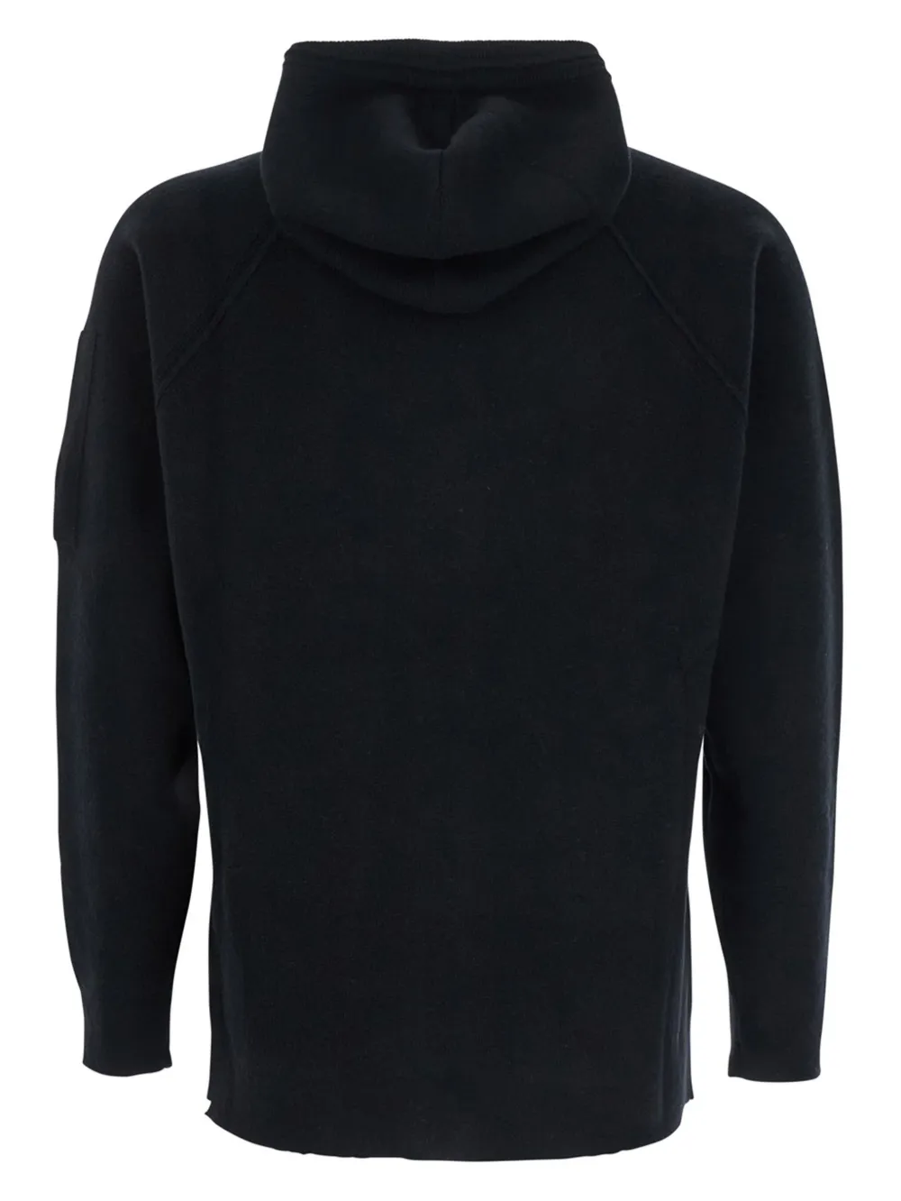 C.P. Company Hoodie van lamswol Zwart