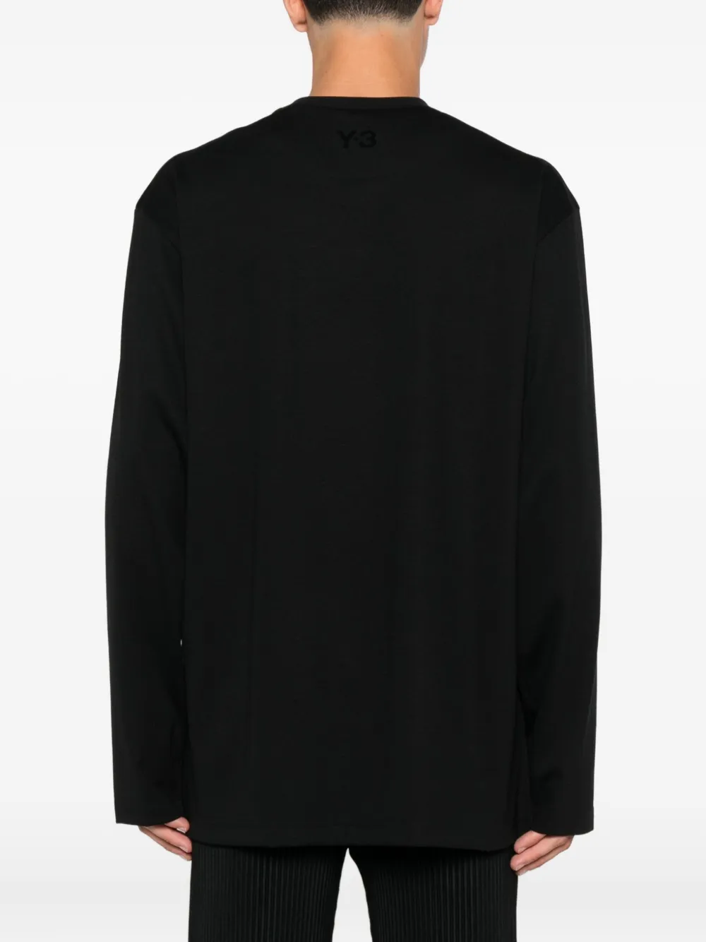 Y-3 T-shirt met lange mouwen Zwart