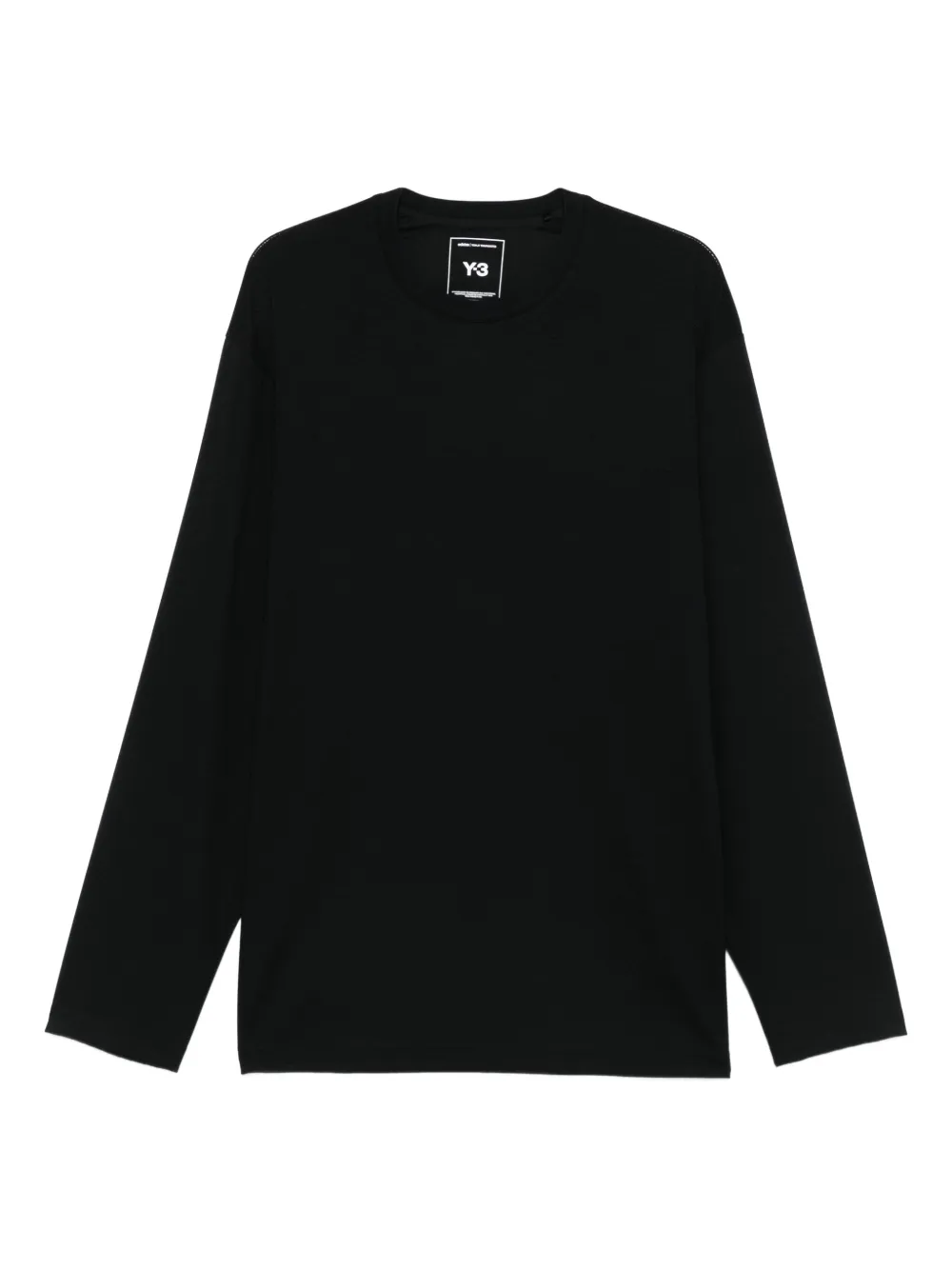 Y-3 T-shirt met lange mouwen Zwart