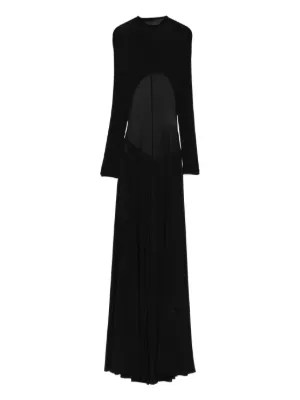 【ALAIA直営店】ROBE LONGUE EN MAILLE A SEQUINS Alaïa Sequined turtleneck maxi dress ALAÏA