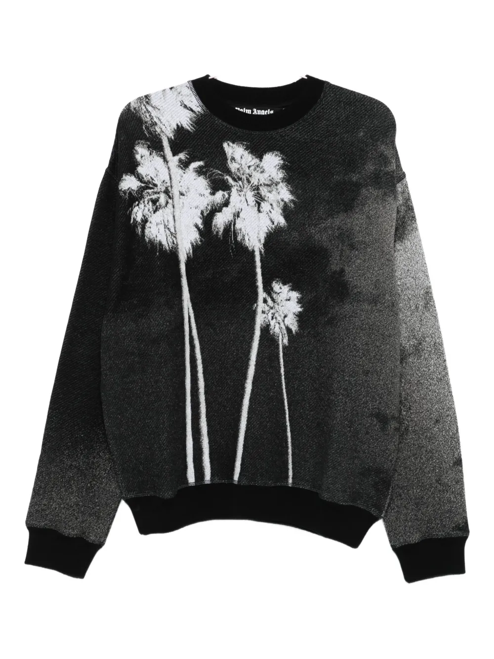 Palm Angels PMHE086F25KNI001 1001BLACK-WHITE Zwart