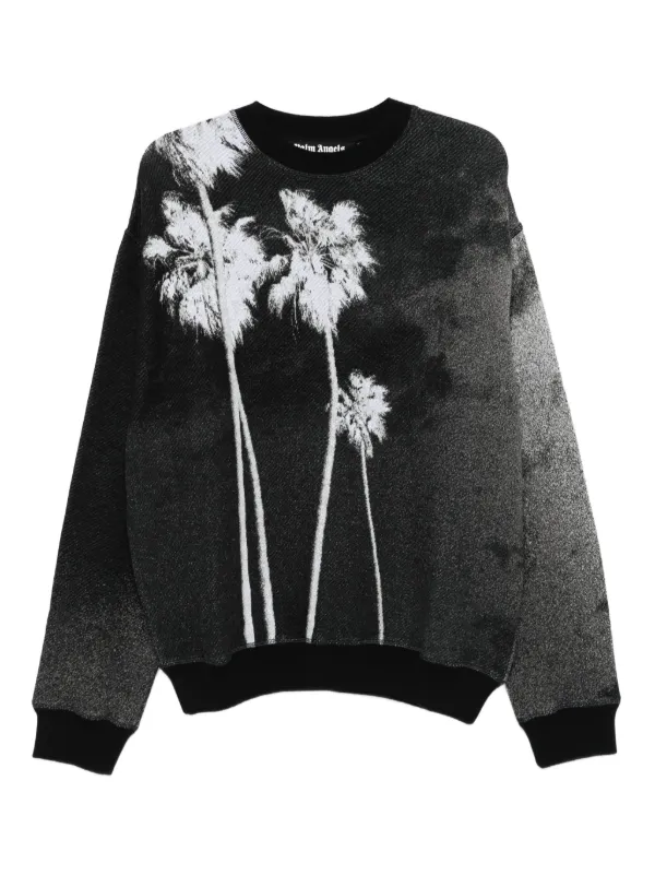 スウェット・トレーナー Palm Angels Black cotton sweatshirt 31011462_60231188_600.jpg