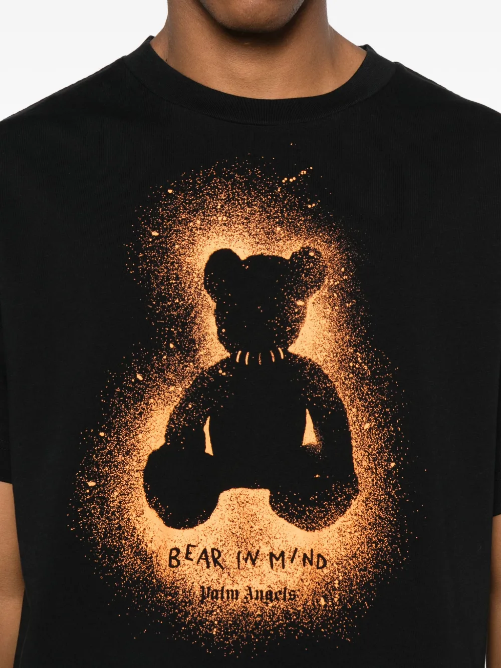 Palm Angels Bear in Mind Ove T-shirt Zwart