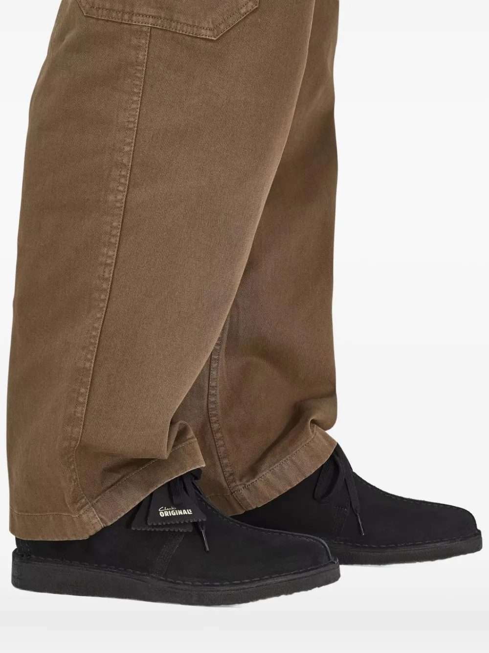 Clarks Originals Wallabee suede lace-up desert boots Black