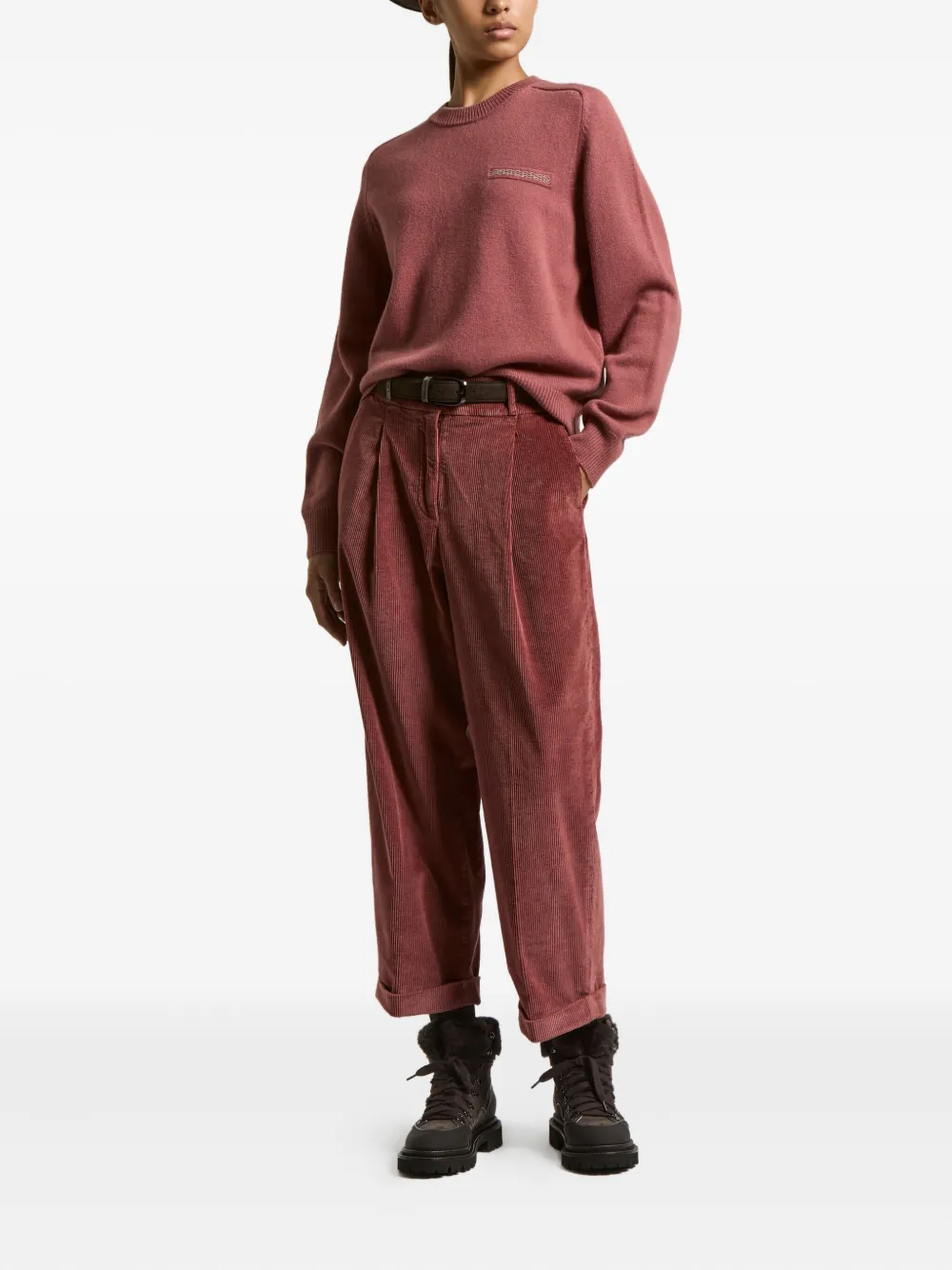Peserico embellished-detail crew-neck sweater | Knitted Sweaters | Image 2