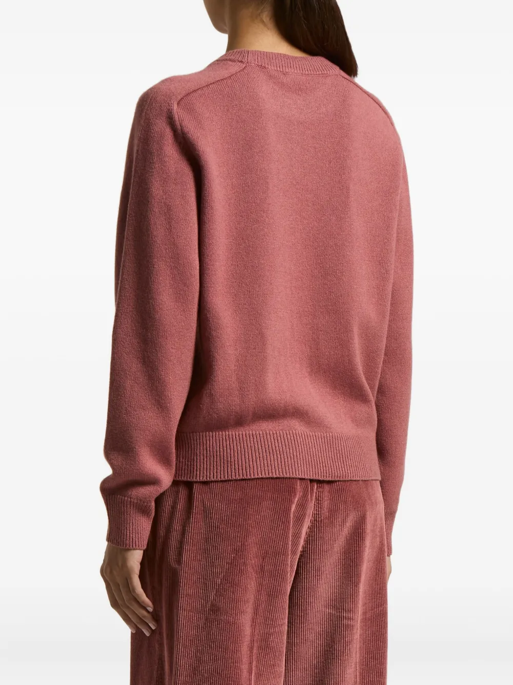 Peserico Trui met verfraaid detail en ronde hals Rood