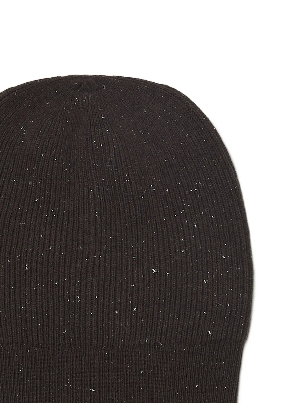 Peserico ribbed glitter beanie | Image 2