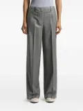 Peserico stripe-pattern trousers - Grey