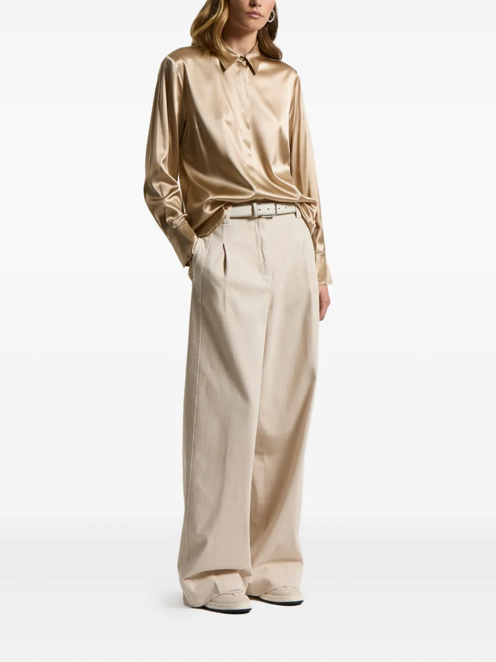 Peserico buttoned shirt - Beige