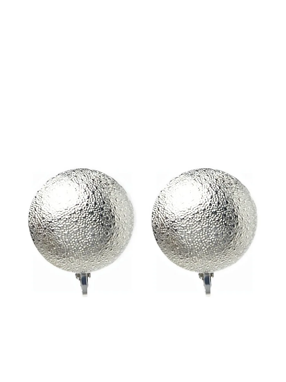 Peserico textured dome earrings | Silver | Image 1