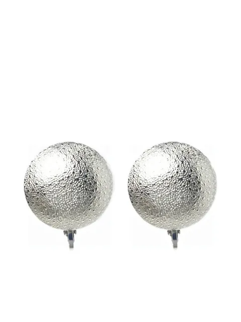 Peserico textured dome earrings