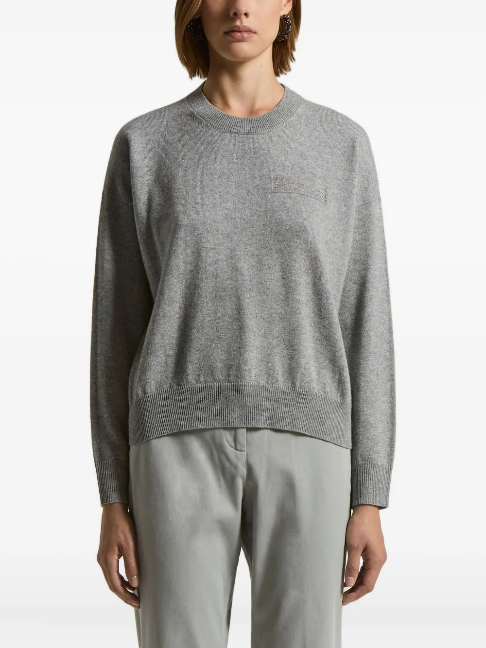 Peserico crew-neck sweater | Grey | Image 1