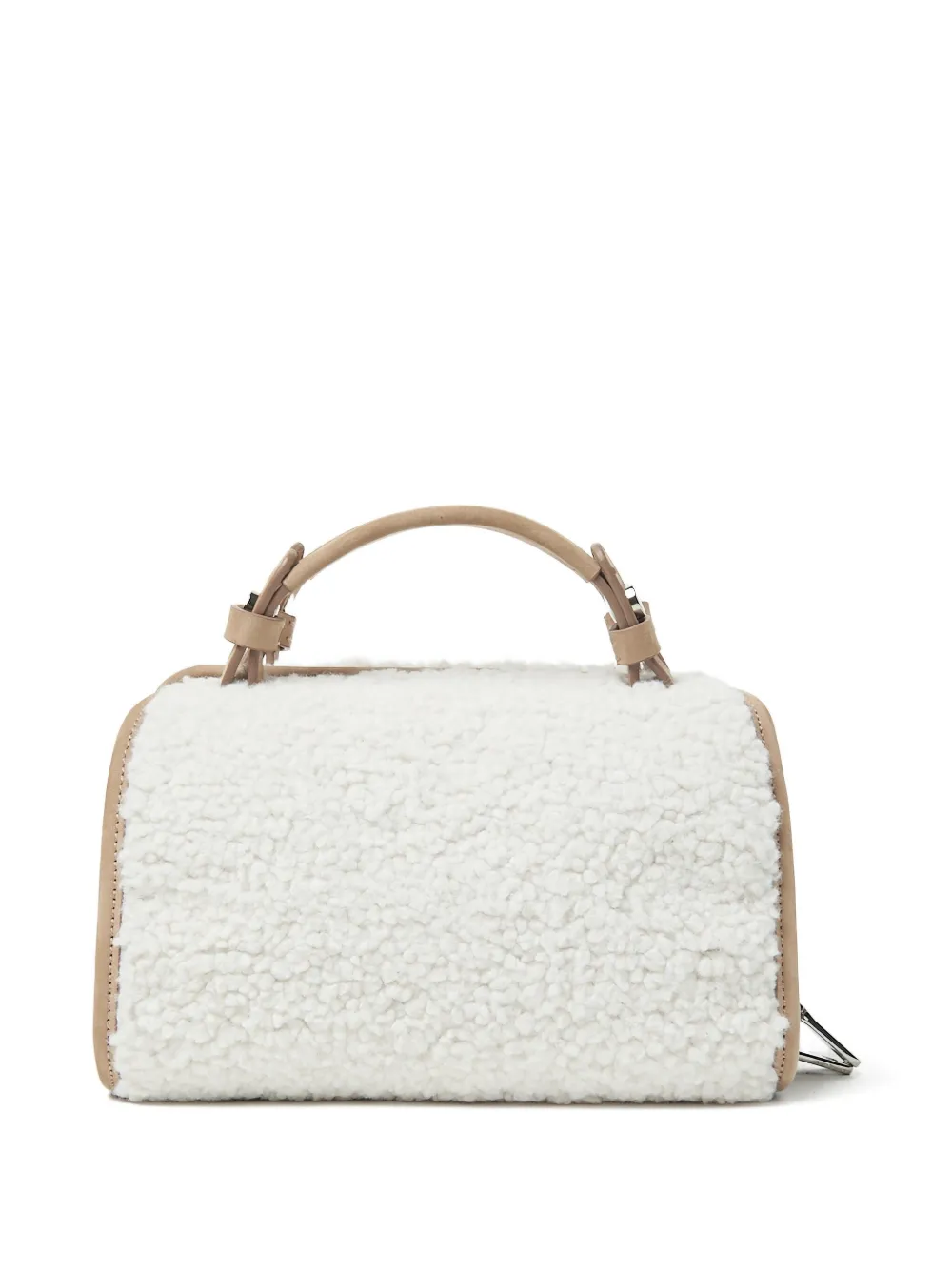 Peserico Mini Zip Handbag In White