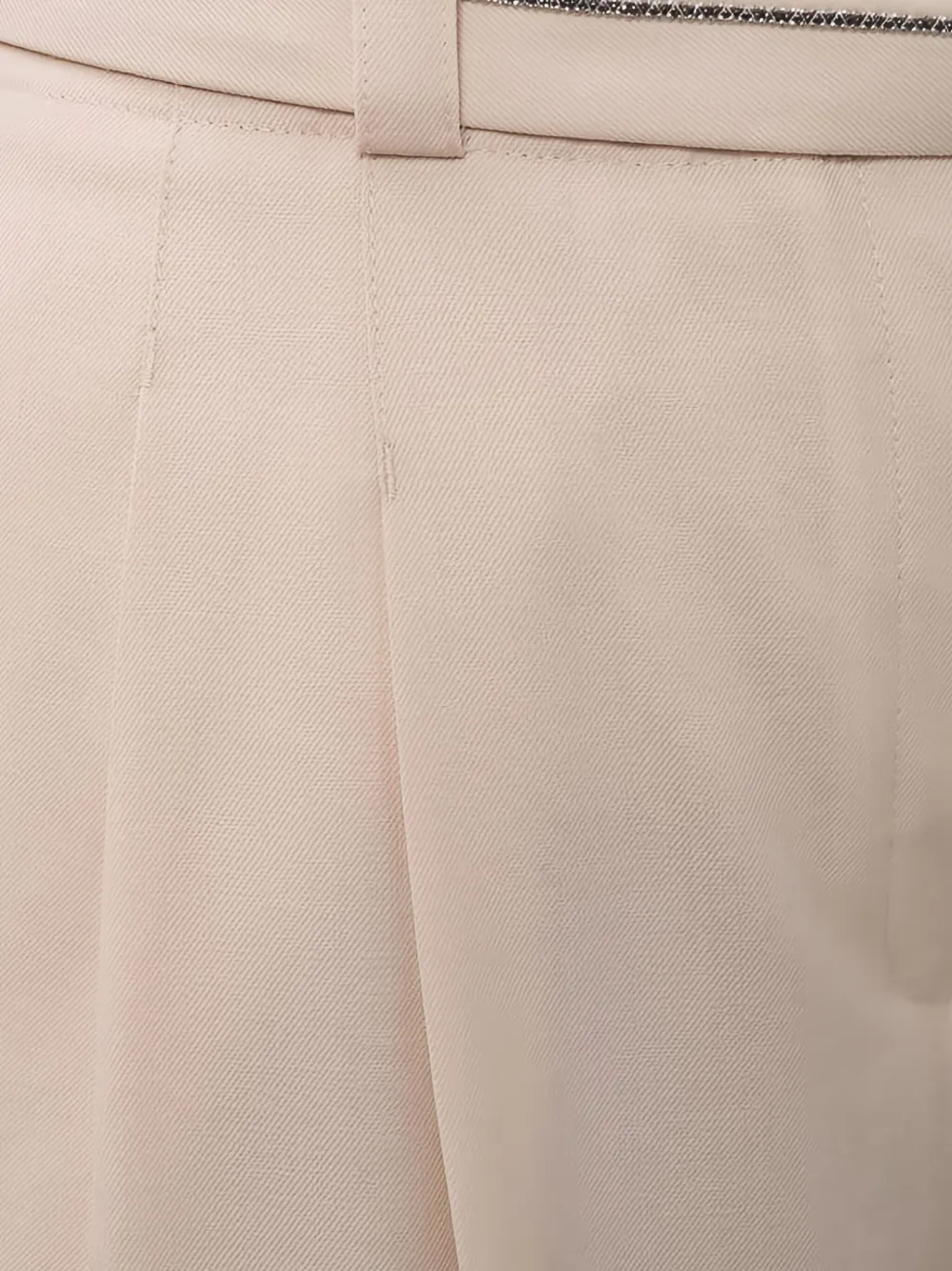 Peserico Plooibroek met ceintuur Beige