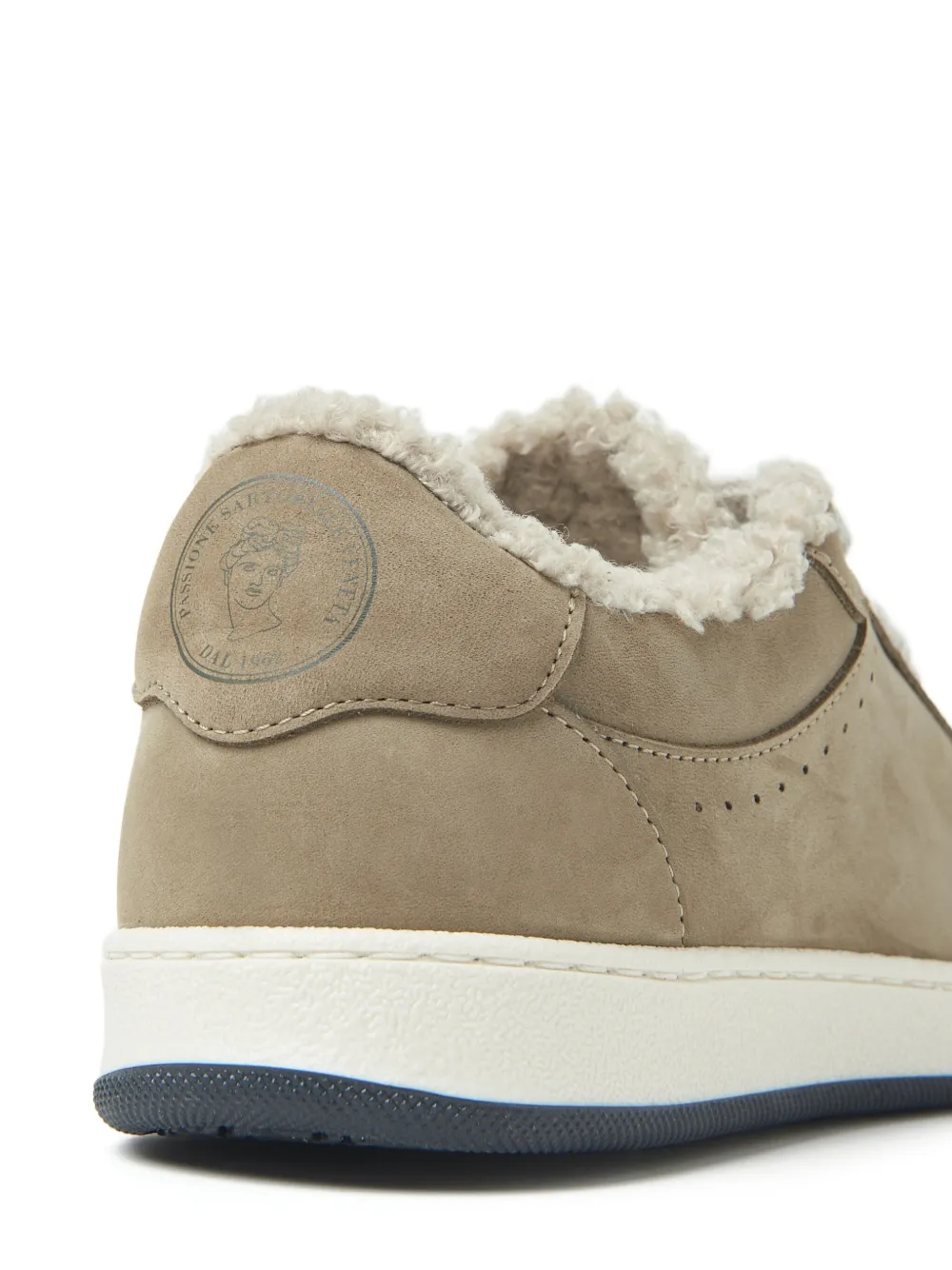 Peserico Sneakers met lammy voering Beige