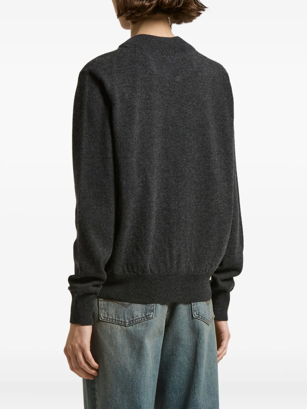 Peserico Vest met ritssluiting en verfraaid detail Grijs