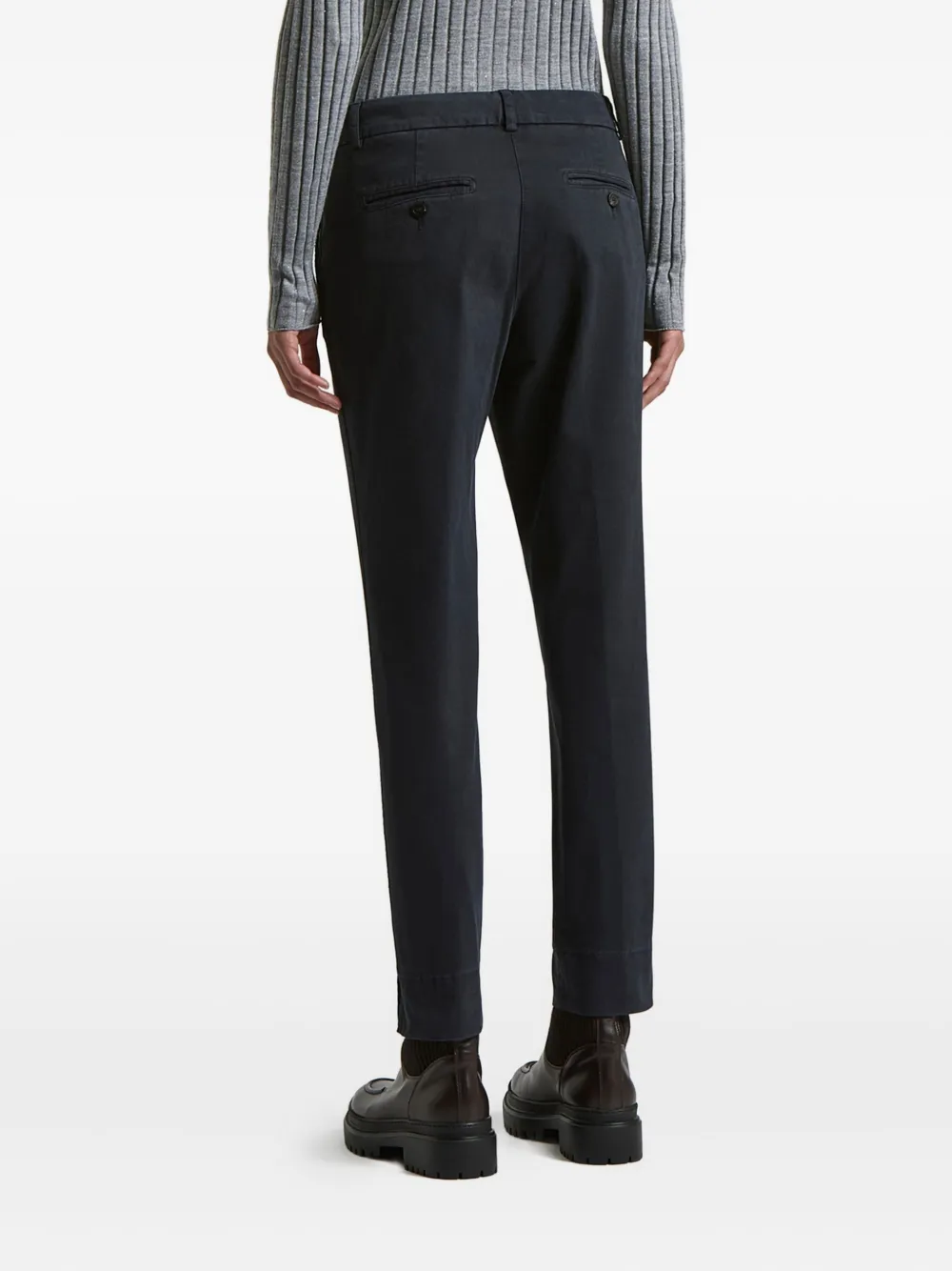 Peserico Five-pockets Trousers In Gray