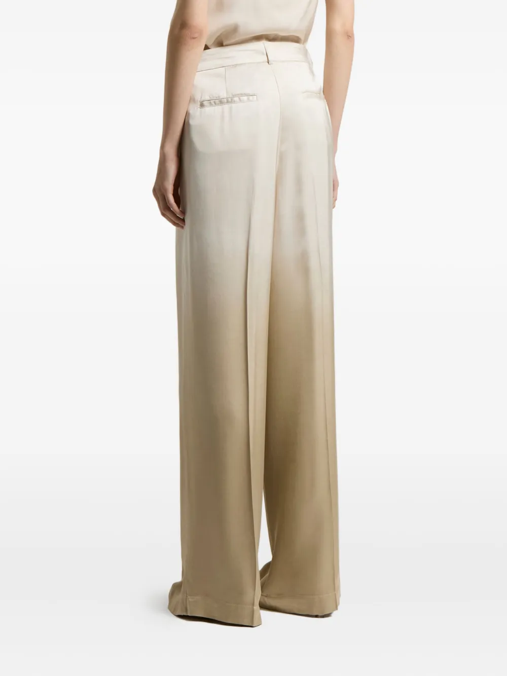 Peserico Broek met geplooide details Beige