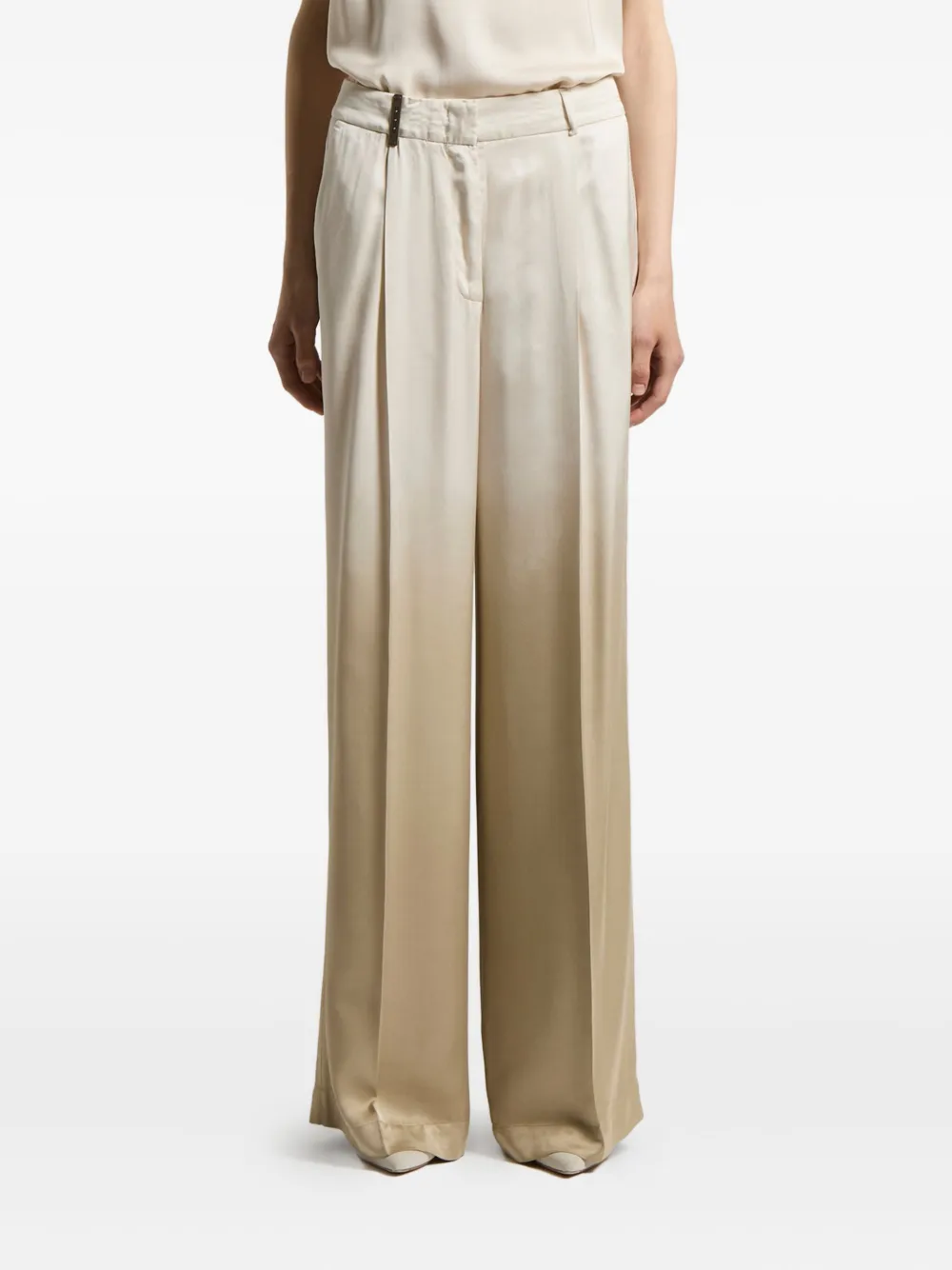 Peserico pleated-details trousers | Neutrals | Image 1