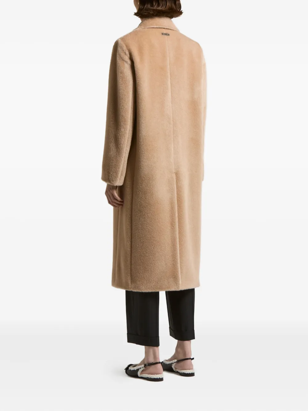 Peserico button-fastening pocket coat | Single Breasted Coats | Image 2