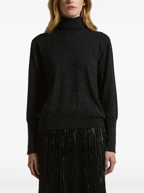 Peserico lurex-detail roll-neck jumper