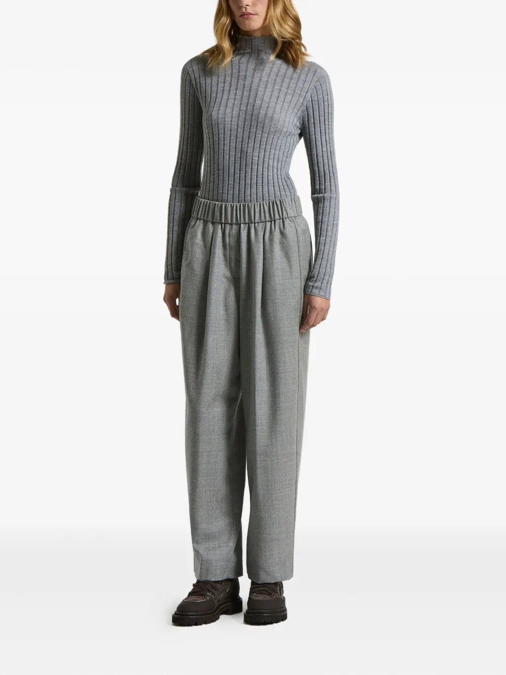 Peserico Elastische broek - Grijs