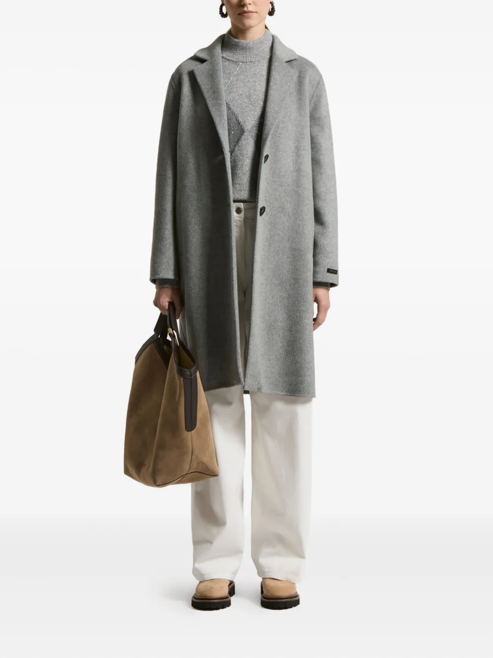 Peserico buttoned coat | Single Breasted Coats | Image 2