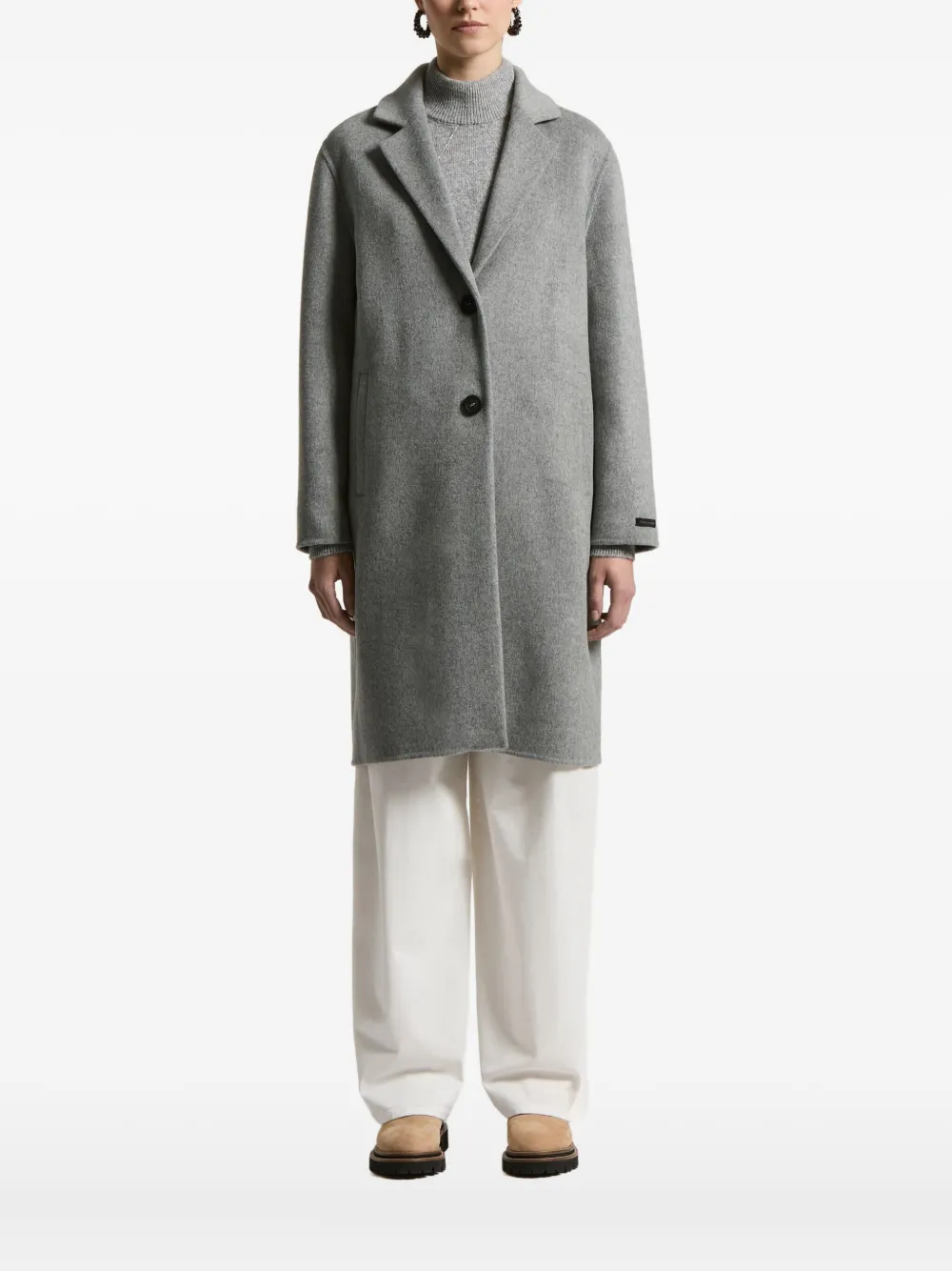 Peserico buttoned coat | Grey | Image 1