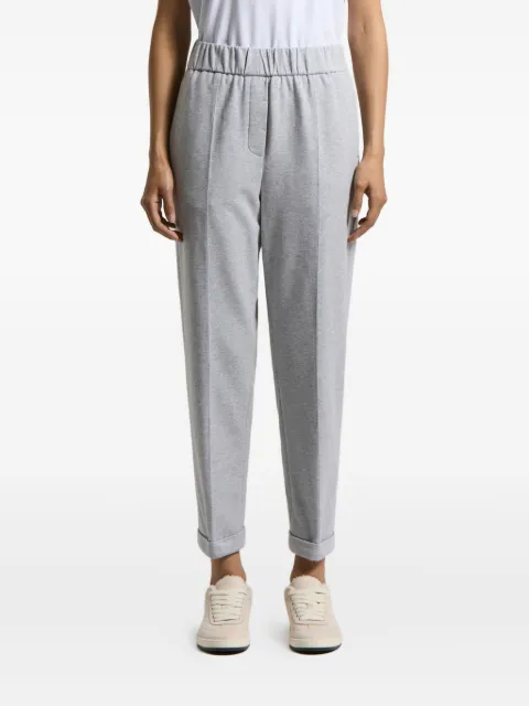 Peserico cuffed-hem trousers