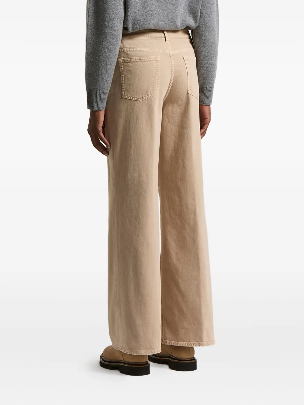 Peserico Flared Jeans In Neutral