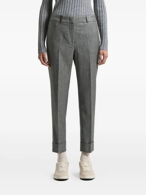 Peserico cuffed trousers
