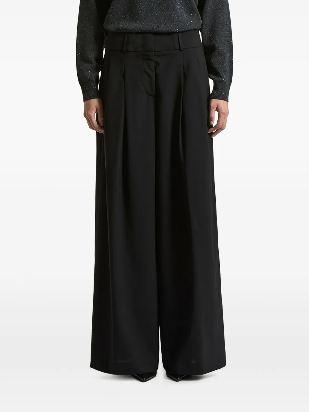 Peserico pleated trousers | Black | Image 1