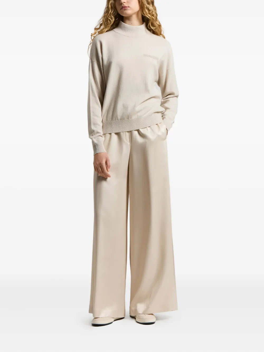Peserico elasticated-waist trousers - Beige