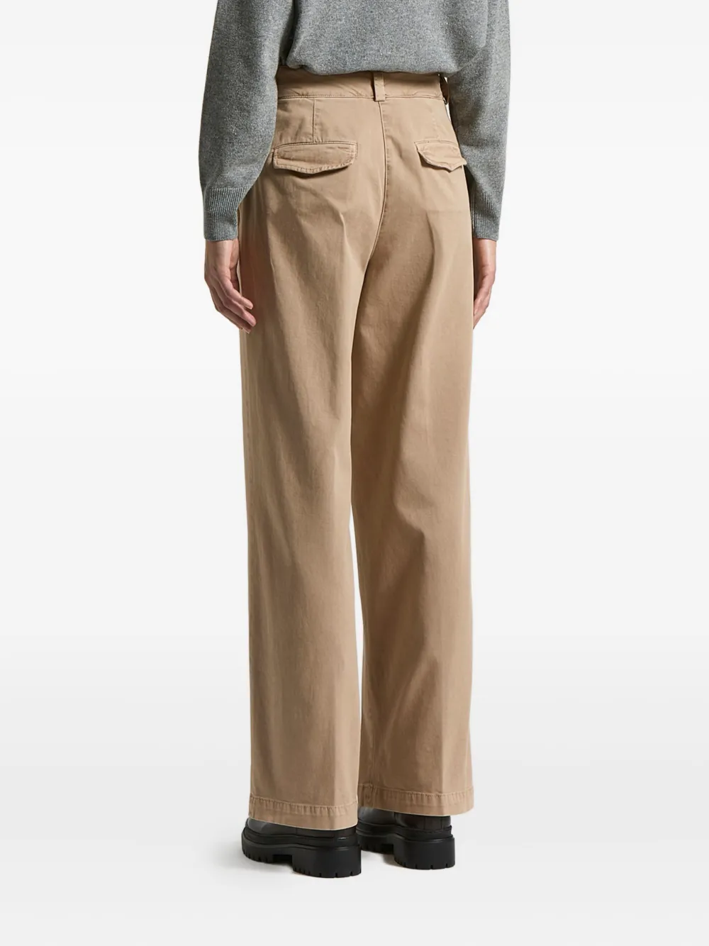 Peserico Belt-loops Trousers In Neutral