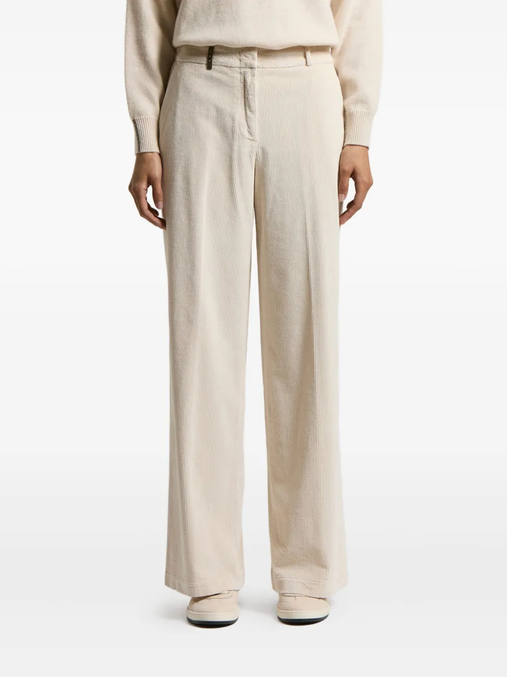 Peserico corduroy trousers | Neutrals | Image 1