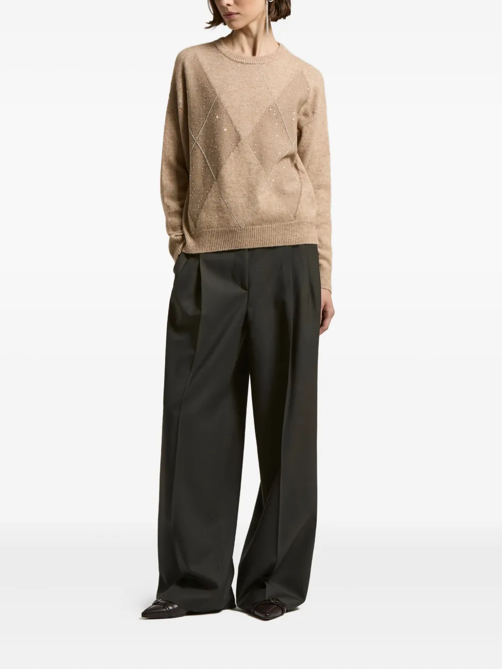 Peserico tailored trousers - Bruin