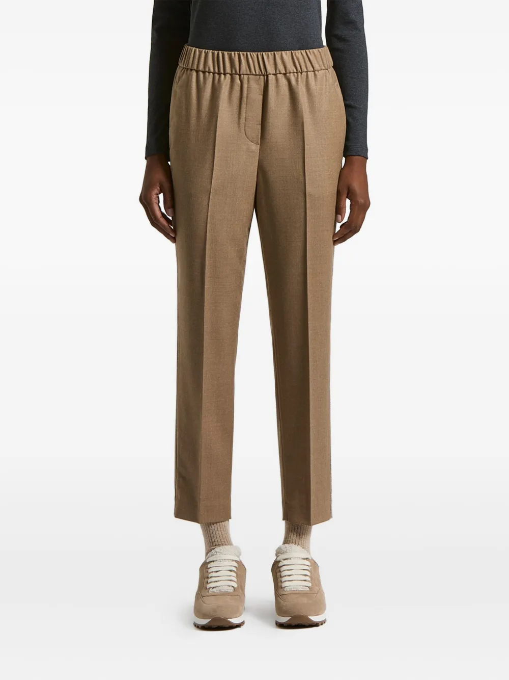 Peserico Elasticated Trousers In Multi