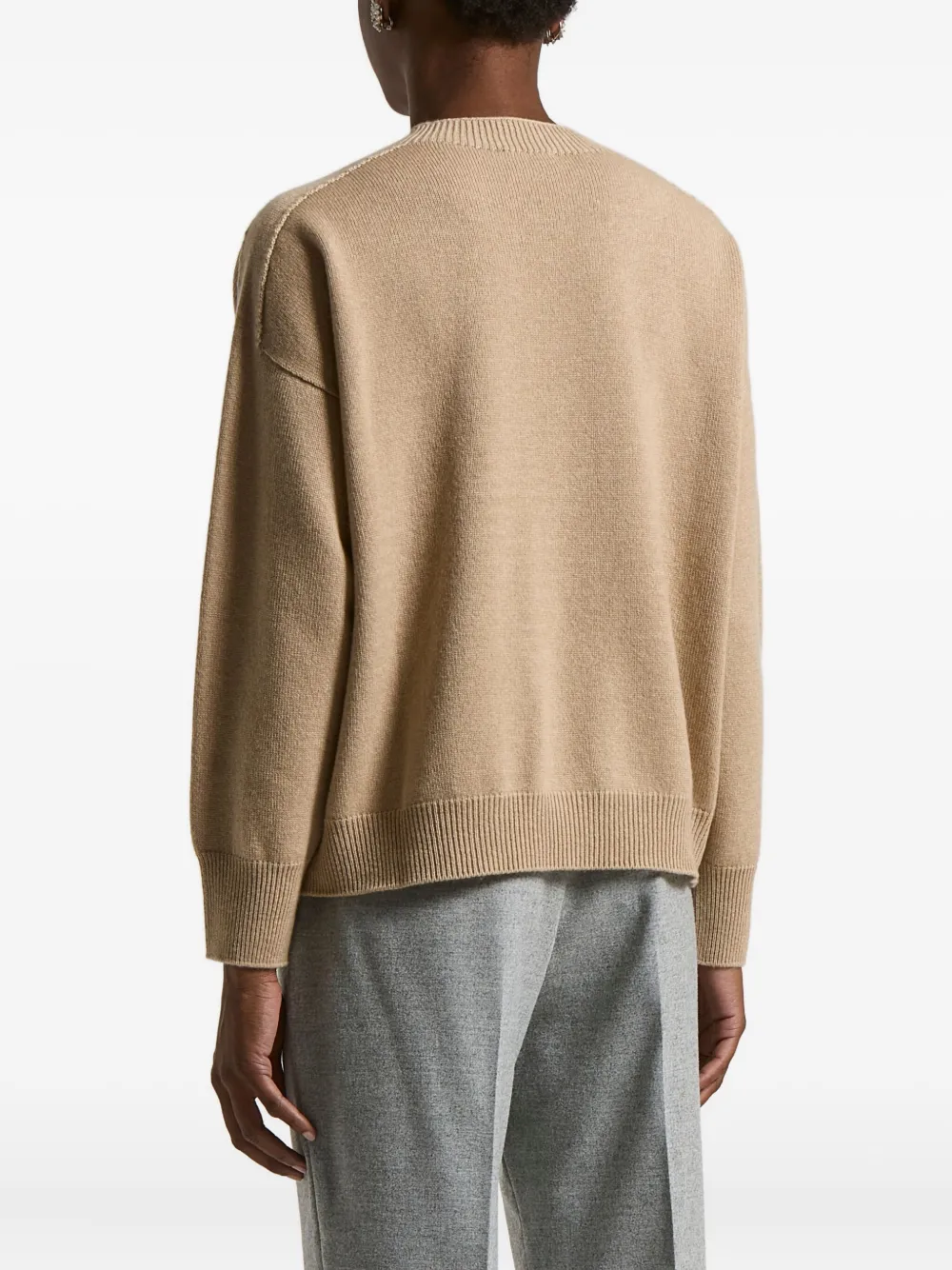Peserico Crew-neck Sweater In Neutral