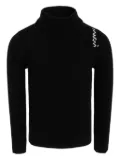 Marni Kids logo detail turtleneck sweater - Black