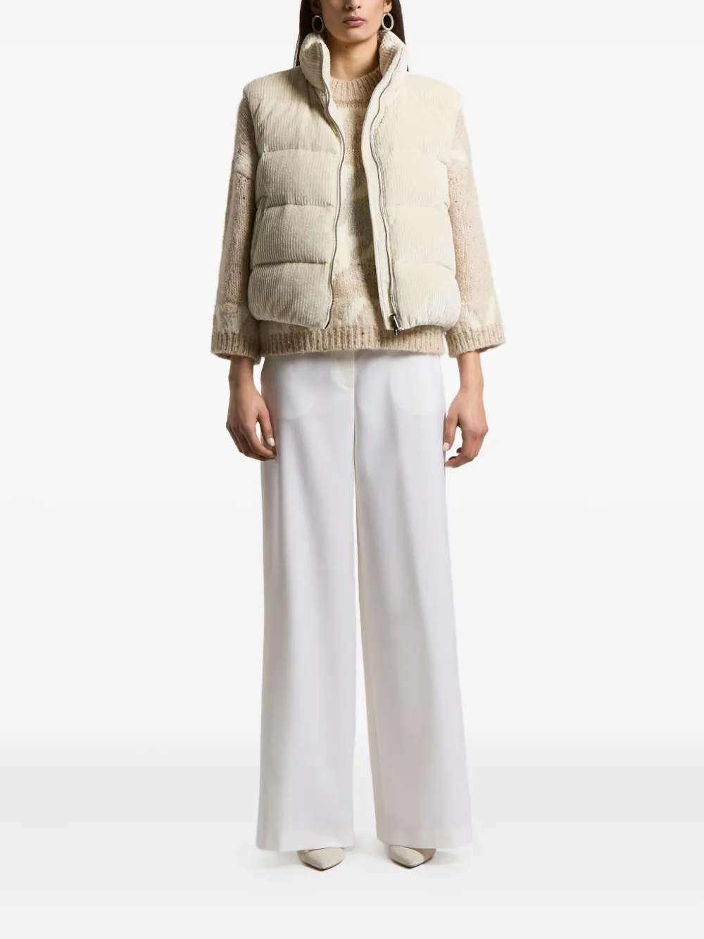 Peserico corduroy quilted gilet | Waistcoats & Gilets | Image 2