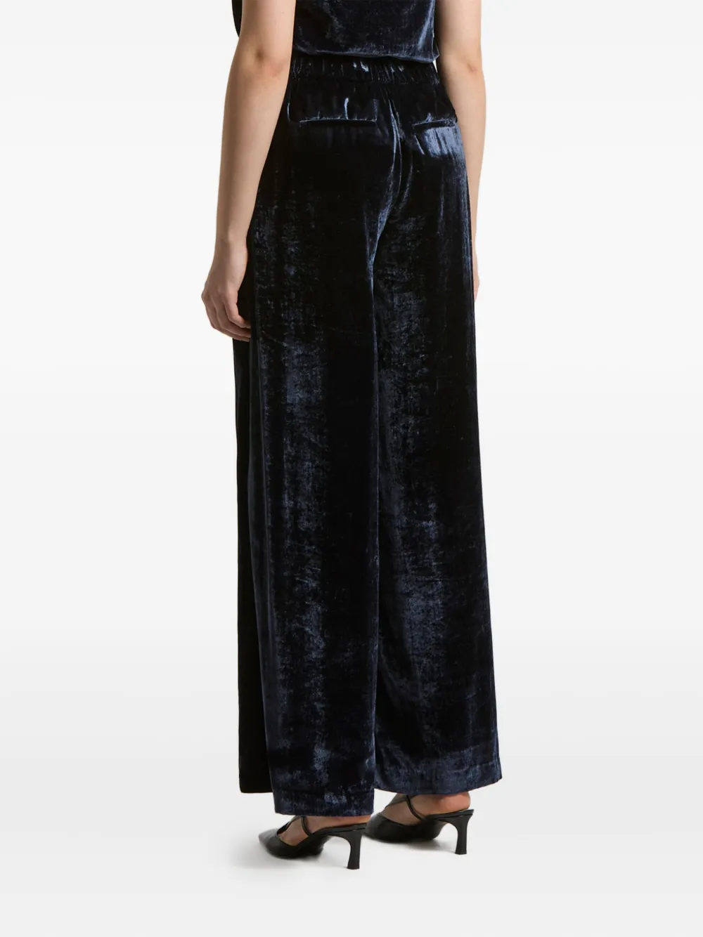 Peserico Trousers Blue In Blue