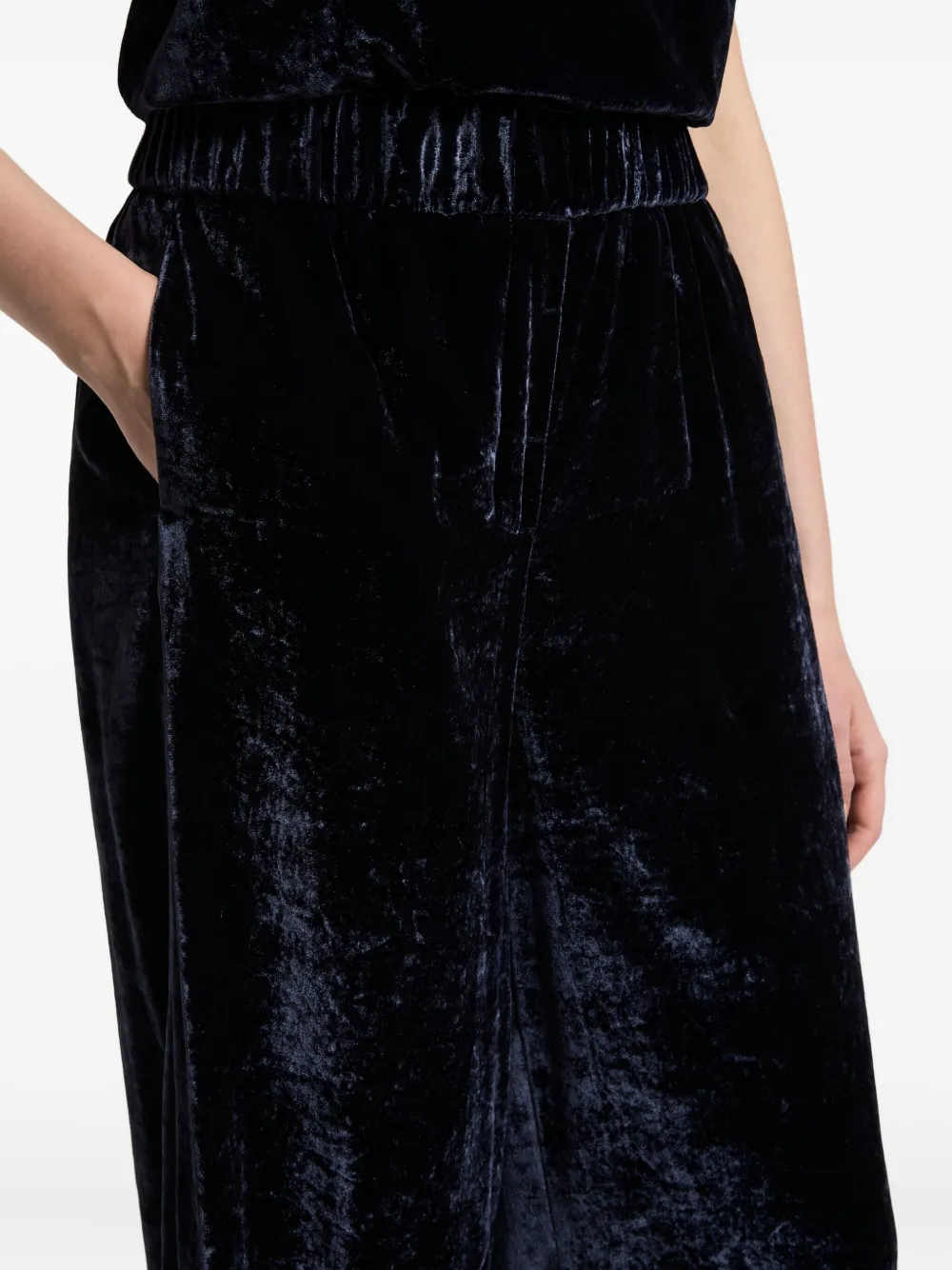 Peserico Trousers Blue In Blue