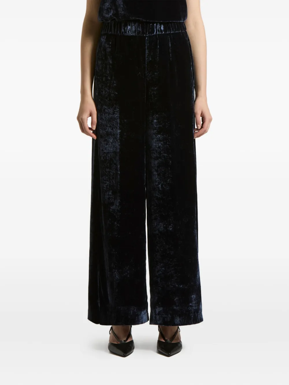 Peserico Trousers Blue In Blue