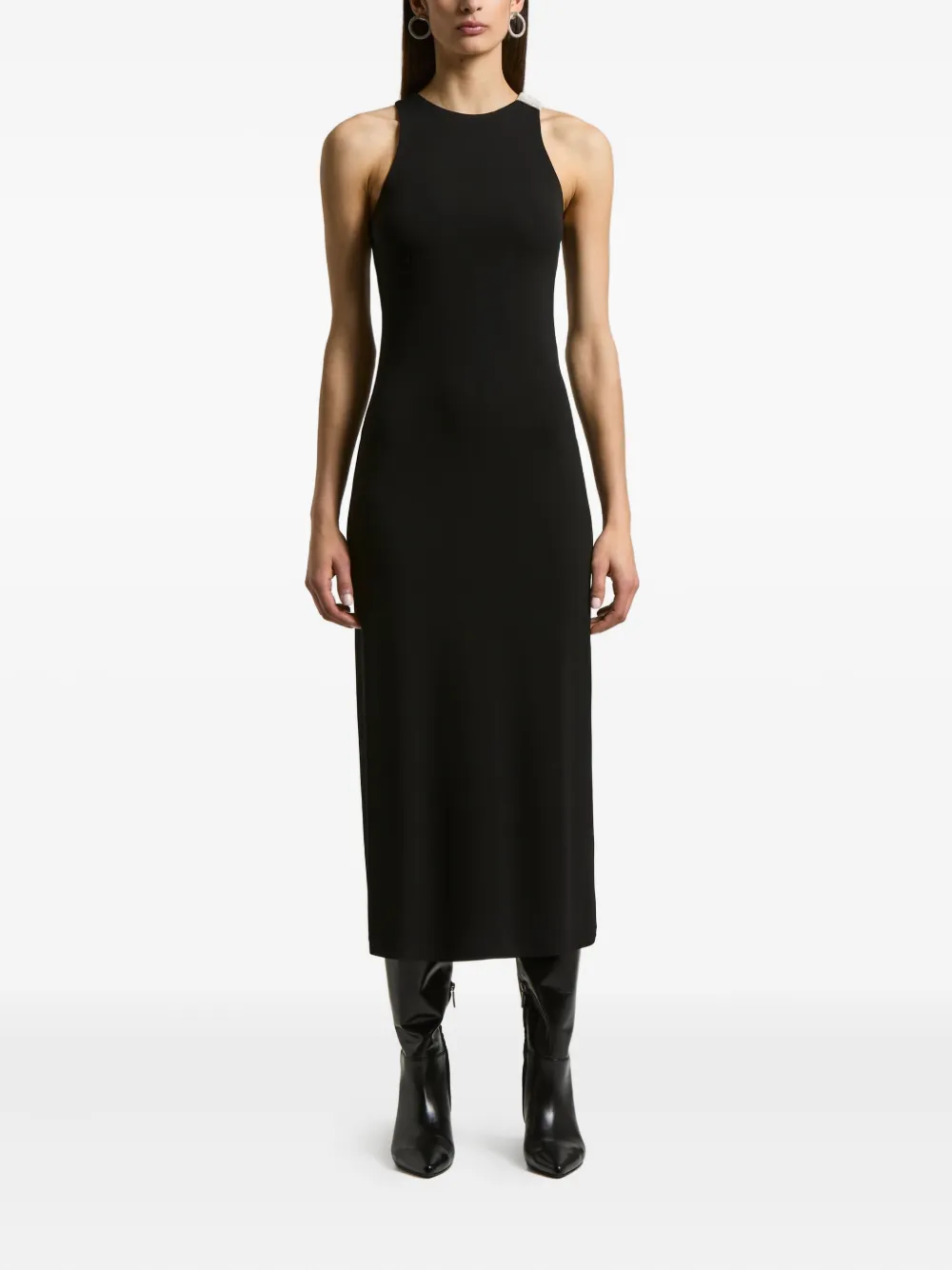 Peserico embellished sleeveless dress | Black | Image 1