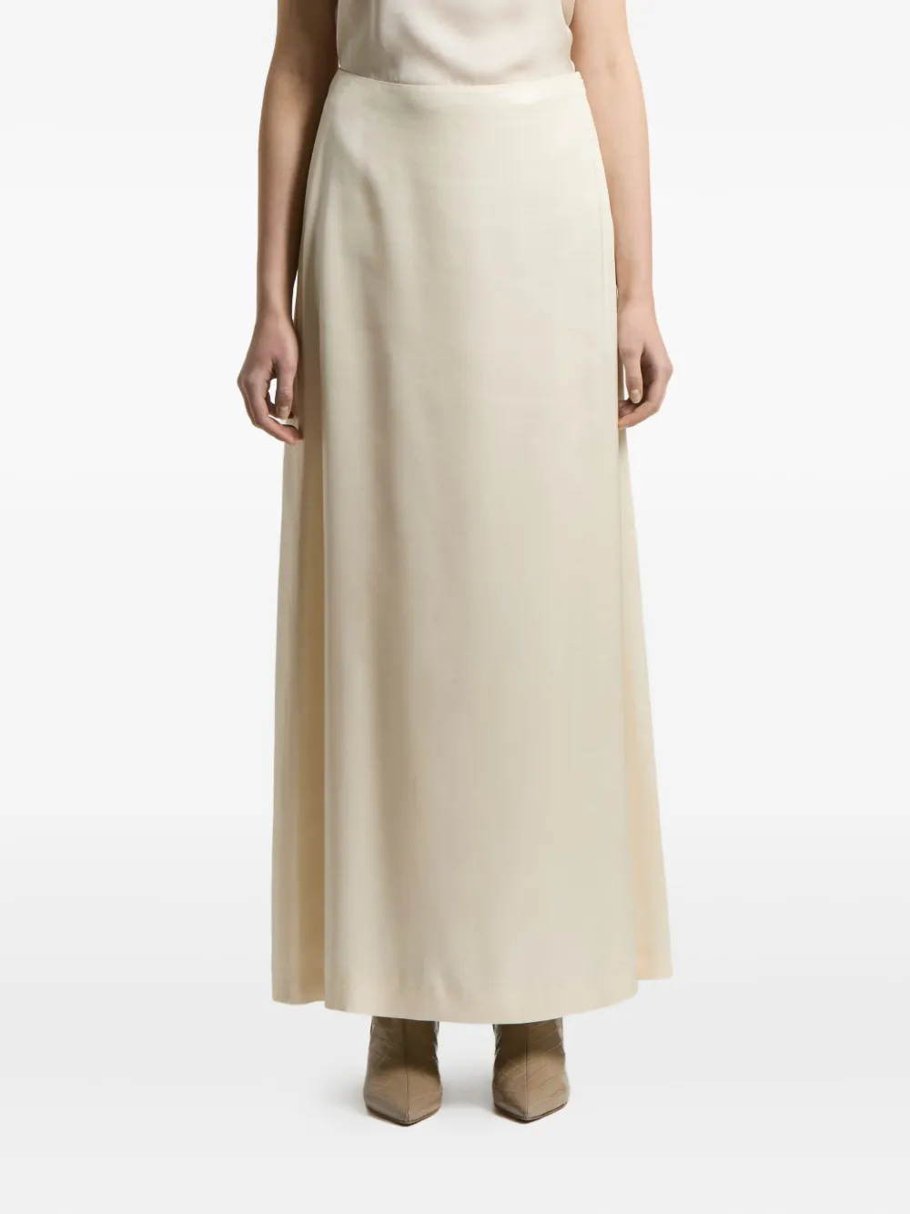 Peserico satin maxi skirt | Neutrals | Image 1