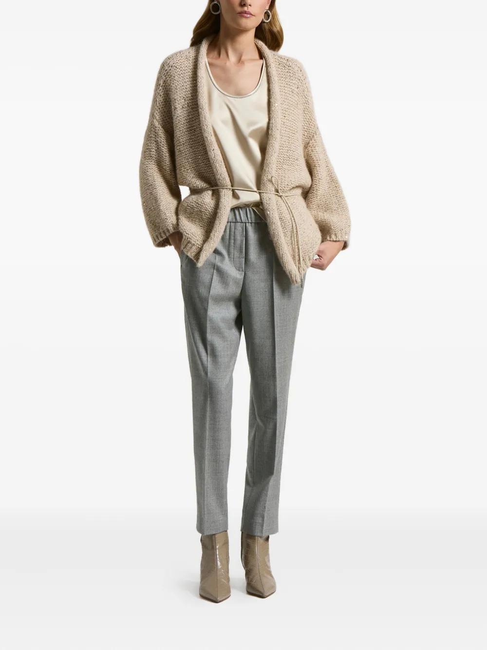 Peserico U-neck trim top | Vests & Tank Tops | Image 2