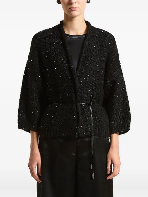 Peserico sequin-embellished cardigan
