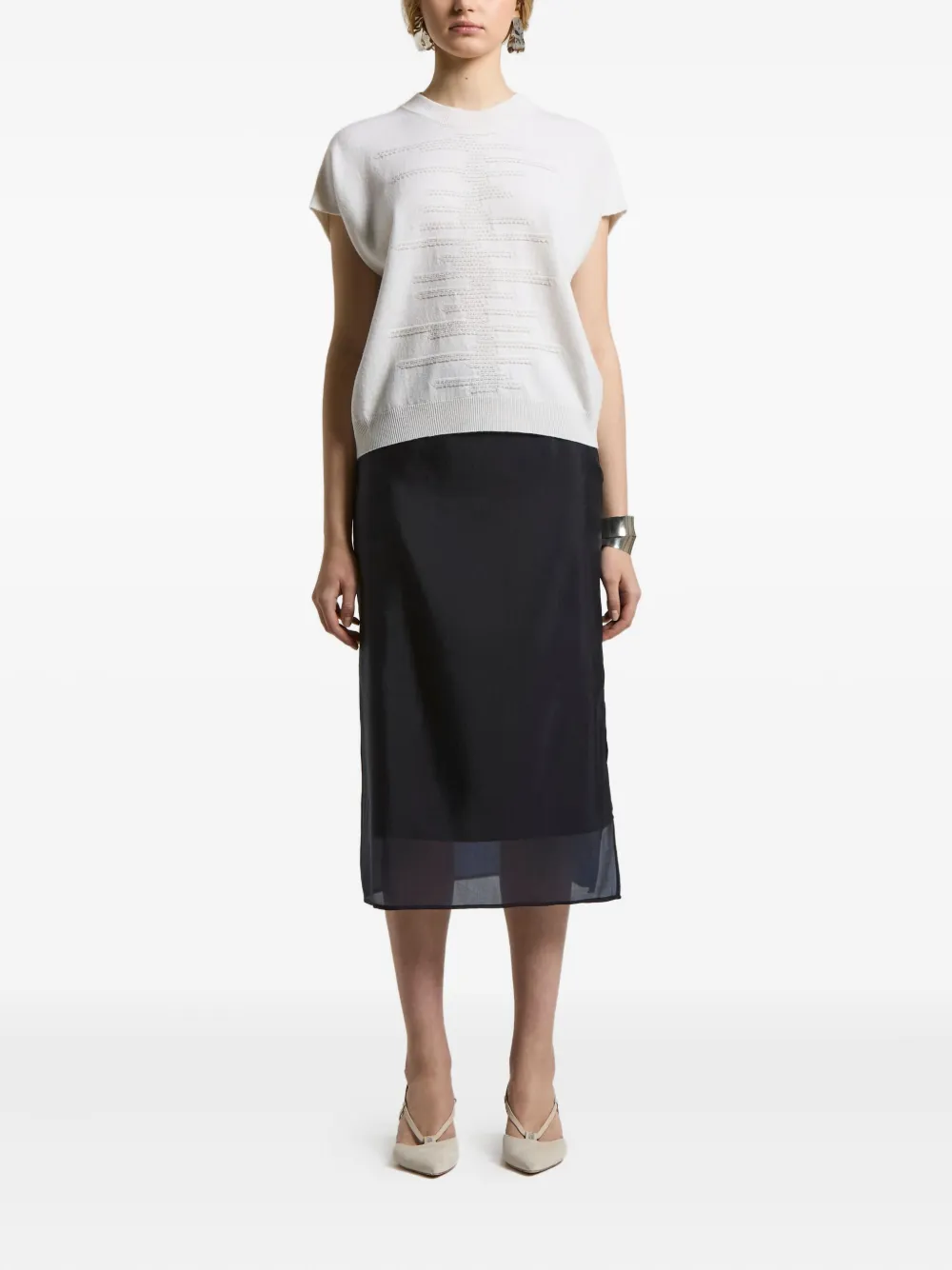 Peserico short-sleeve knit T-shirt | T-Shirts & Jersey Shirts | Image 2