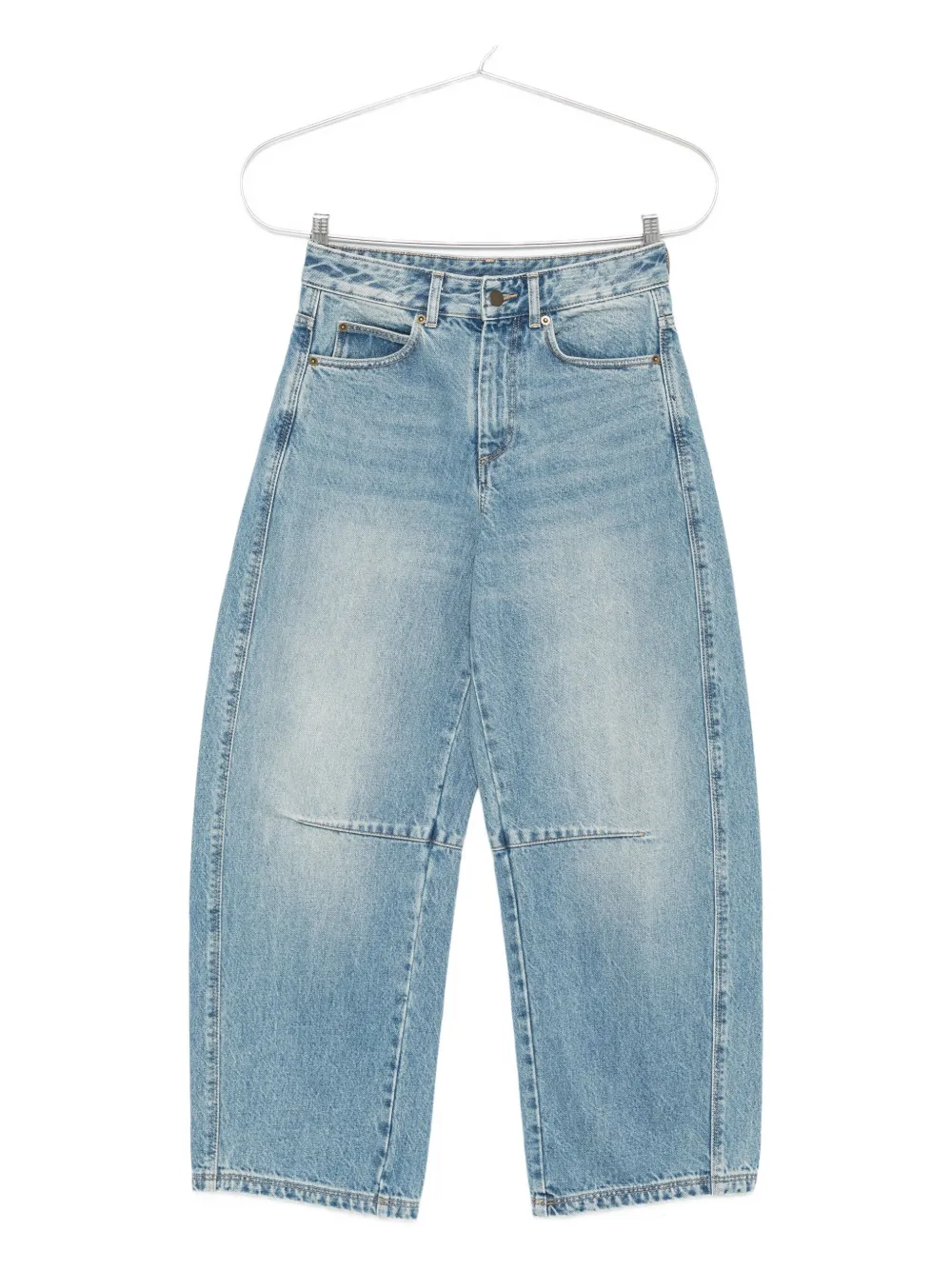 Soeur Cotton Wide-leg Jeans In Blue